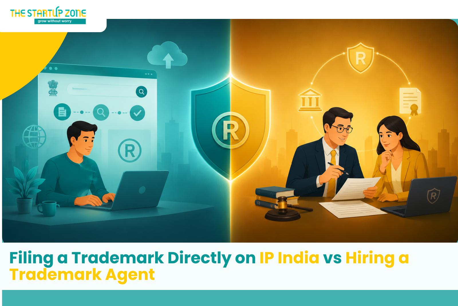 Filing a Trademark Directly on IP India vs Hiring a Trademark Agent